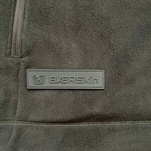 Men's Baerskin Tactical Fleece Hoodie Gray Full Zip Size XL